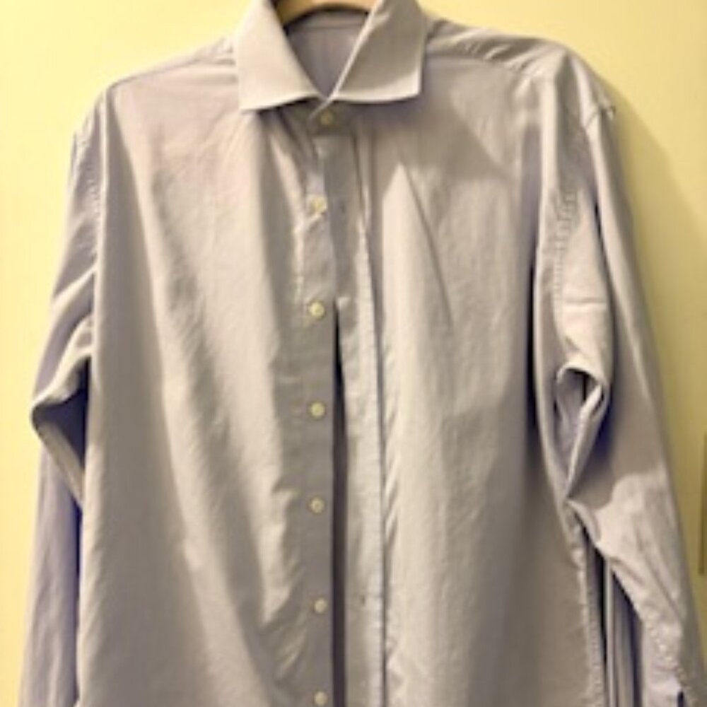Oversized Blue Button Down - Perfect for DIY, Girls' Night, or Sleep Shirt